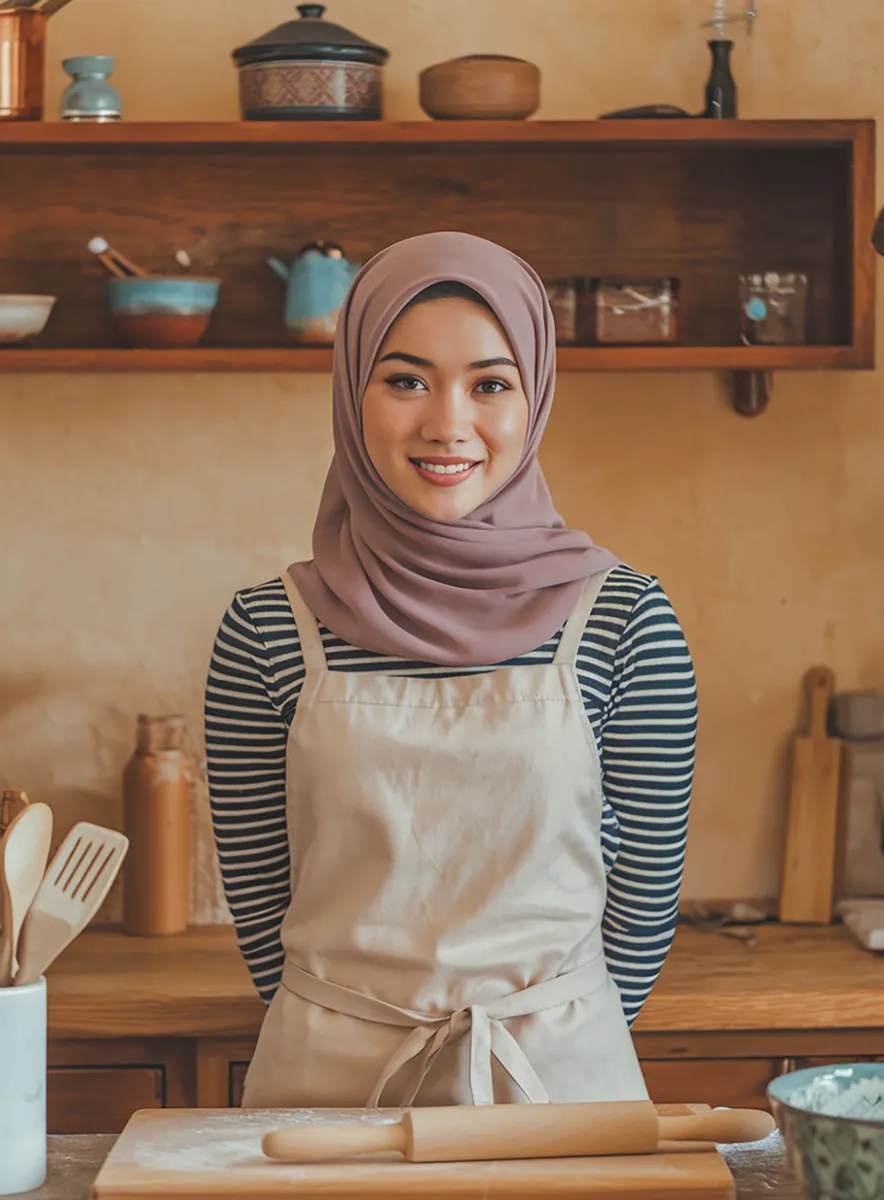 Ilustrasi Ibu Rumah Tangga Inspiratif (Ibu Sabrina)
