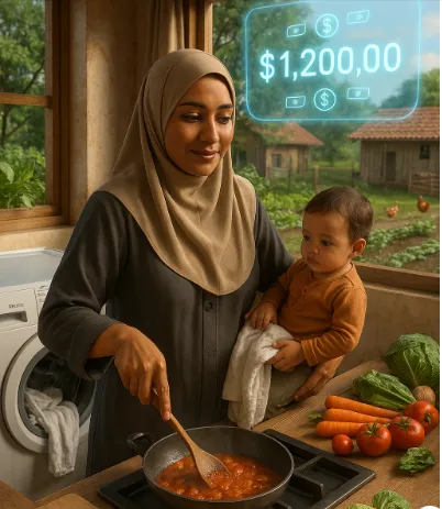 Ibu Rumah Tangga Produktif dari Rumah dengan AI