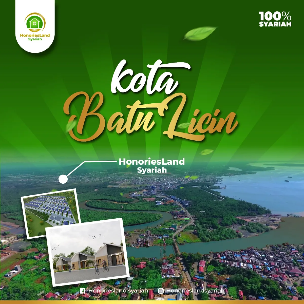 Visual Properti Syariah Batu Licin