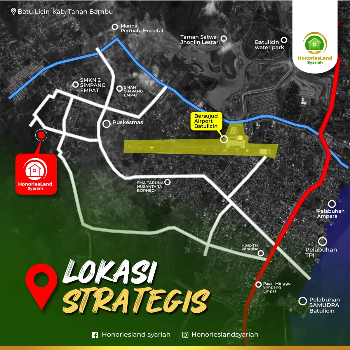 Lokasi Strategis Batu Licin