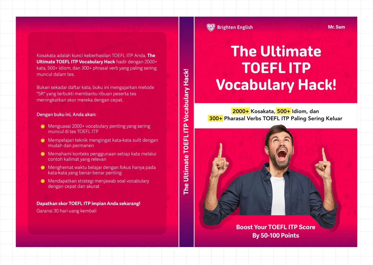 Cover Ebook The Ultimate TOEFL ITP Vocabulary Hack