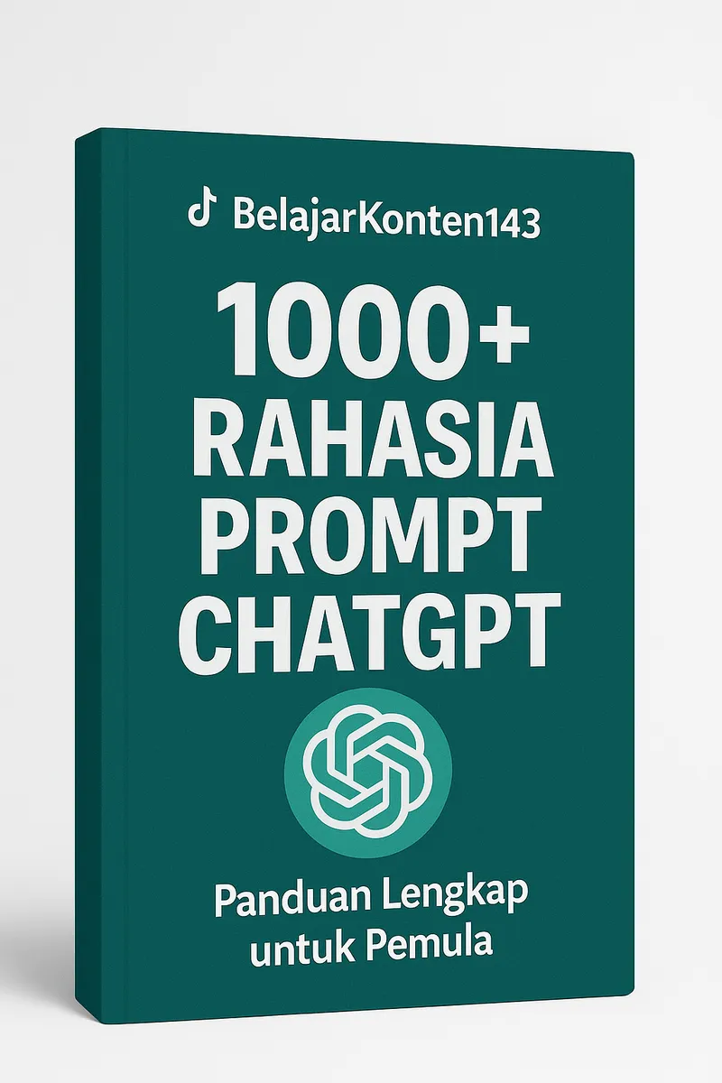 Cover Ebook 1000+ Prompt Rahasia ChatGPT