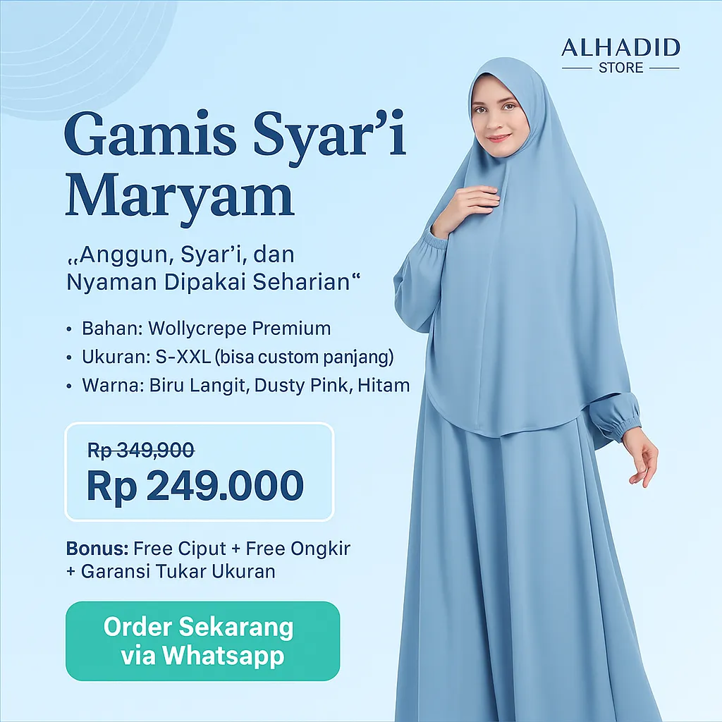 Gamis Syar'i Maryam