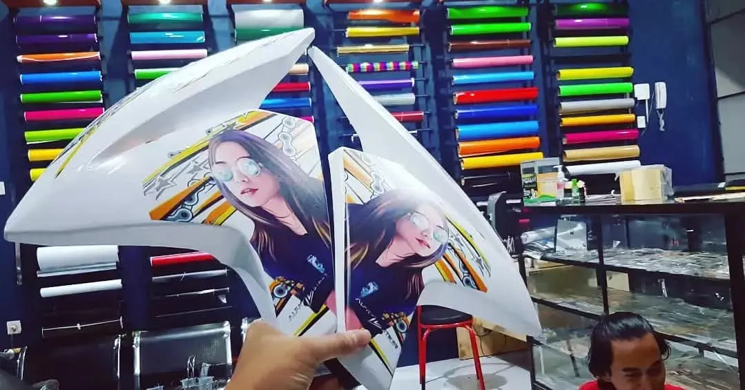 Striping Motor Unik by ALFA Z STIKER