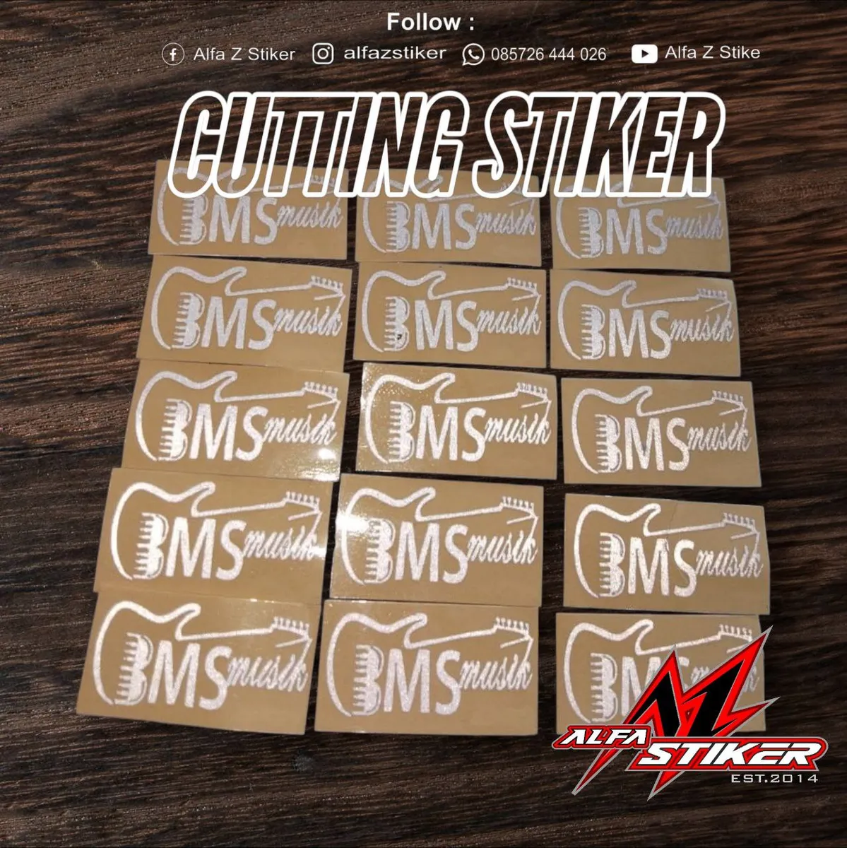 Cutting Stiker Tulisan