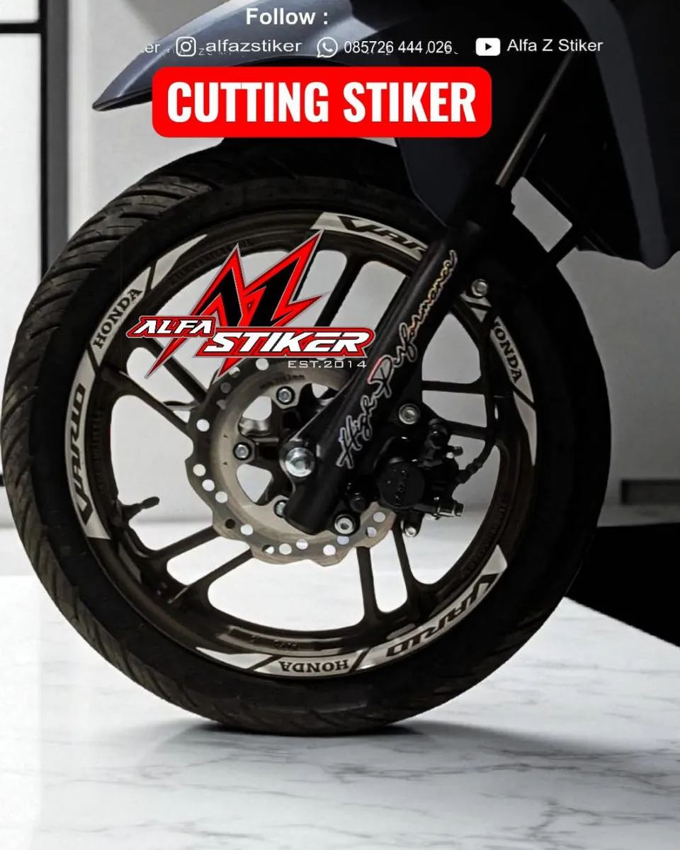 Stiker Velg Custom