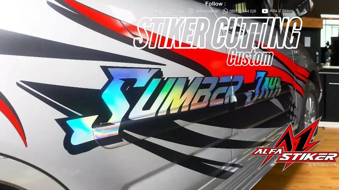 Stiker Mobil Custom